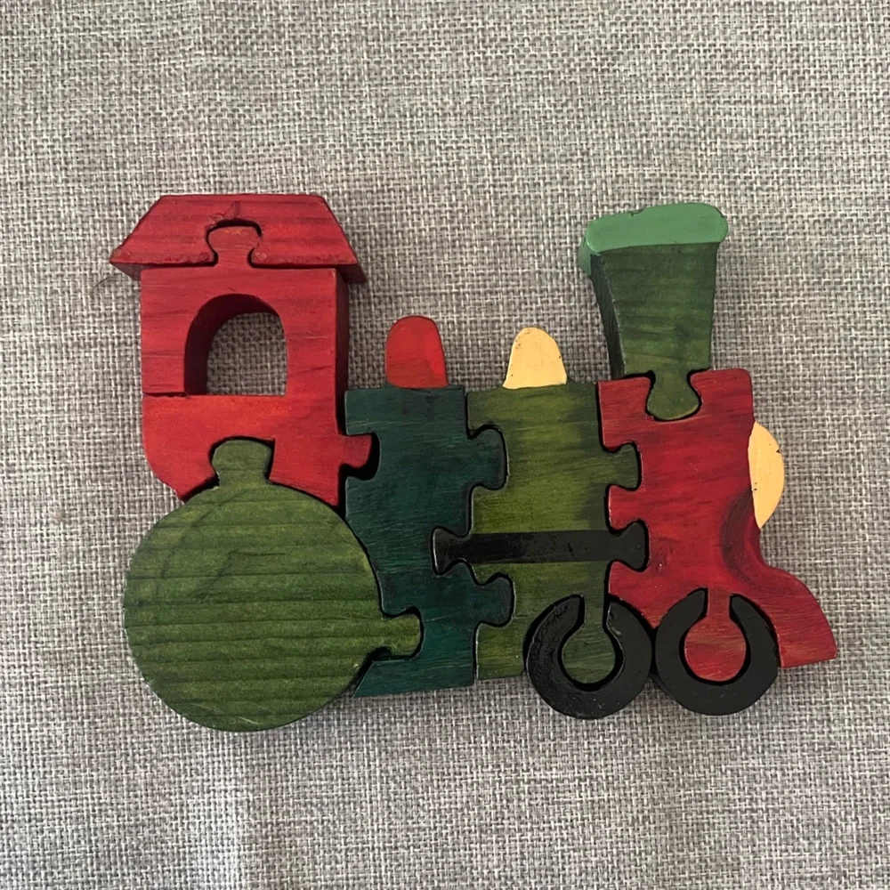 Colorful Wooden Puzzle Toy
